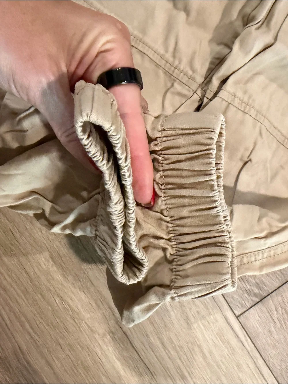 H&M Tan Cargo Jogger Pants